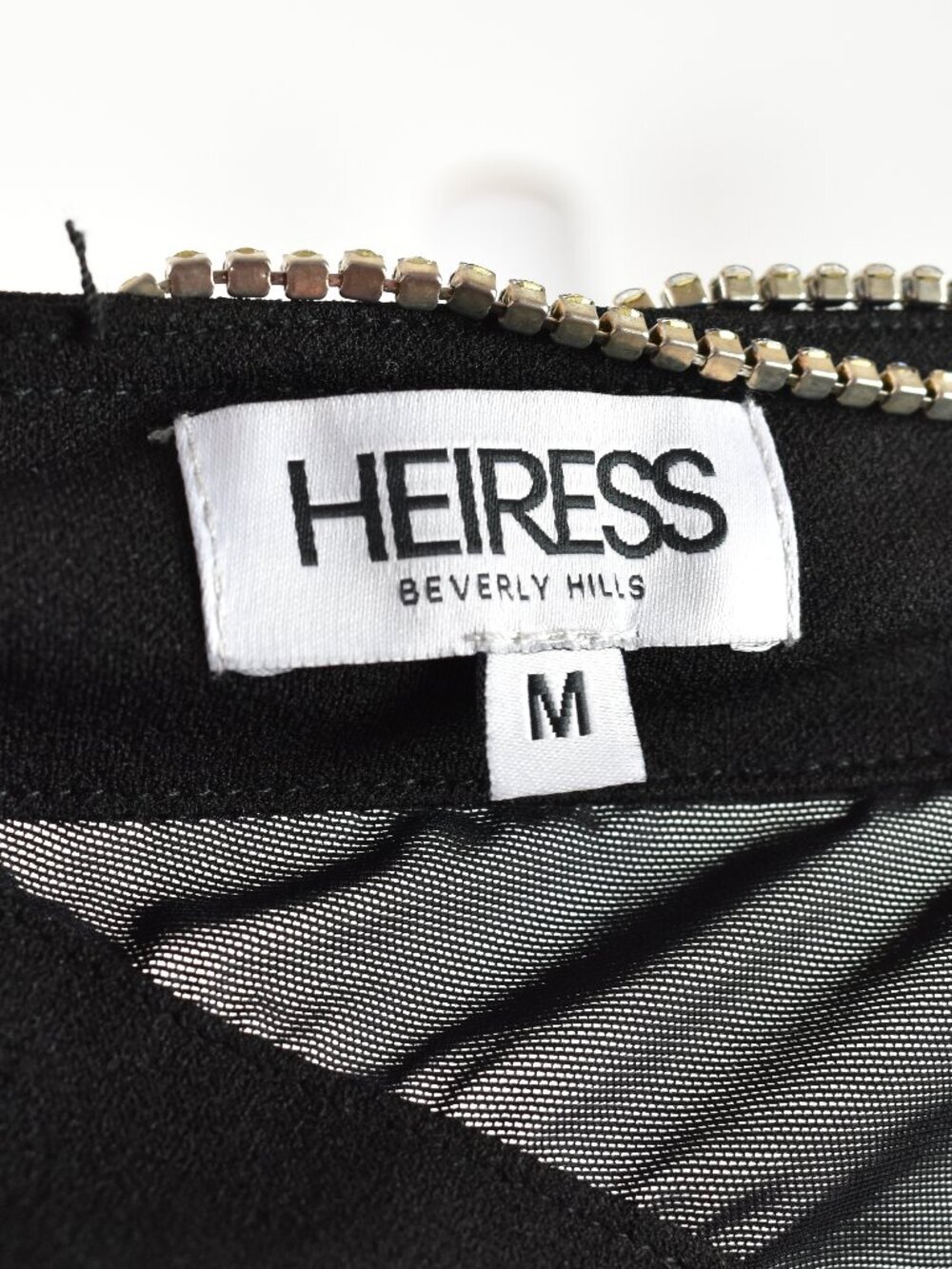 Heiress Beverly Hills Diamante Cutout Crepe Midi Dress - Picture 12 of 12